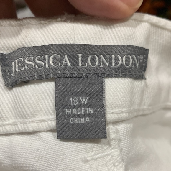 White jean skirt - Picture 6 of 7